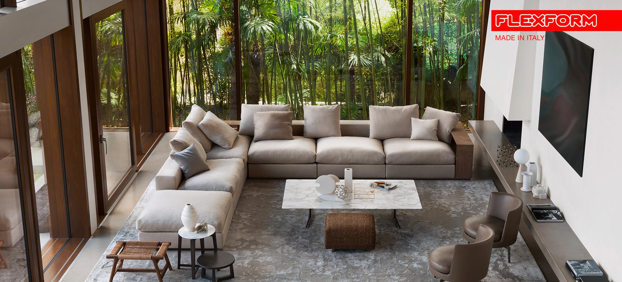 Flagship Store Flexform Flexform Como modern furniture