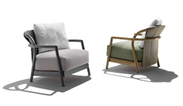 Outdoor Armchairs by Flexform