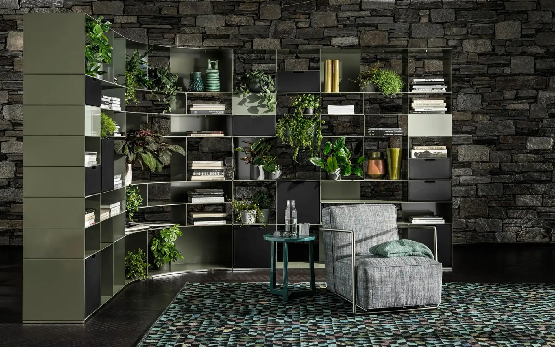 Bookshelves and containers Flexform