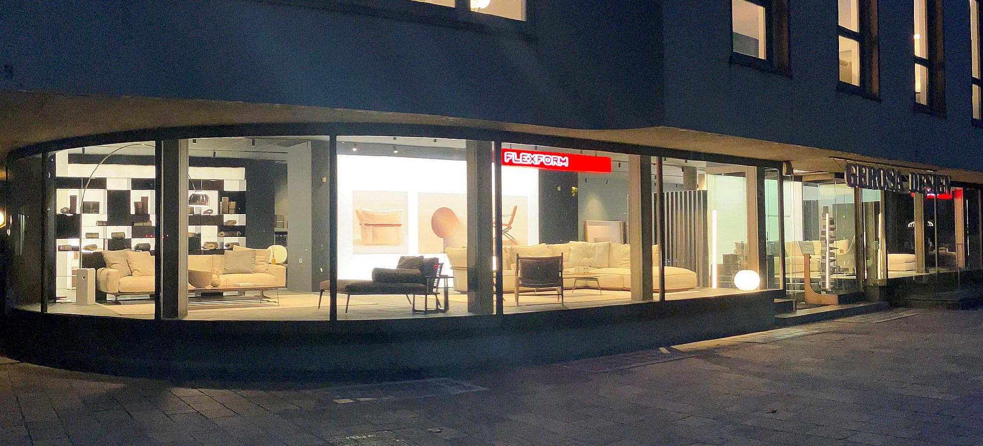 Showroom Flexform Como | Flexform Milan