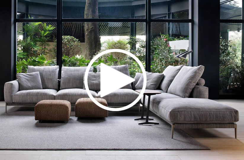 Flexform 2019 | Romeo sofa - the new ROMEO seating system